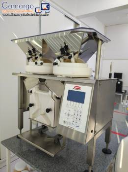 Contatora de c�psulas comprimido de bancada em a�o inox PHARMACOUNT