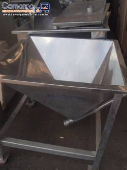 Silo em a�o inox Alimflex