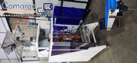 Empacotadora embaladora autom�tica dosadora e pesadora para produtos em p� JHM