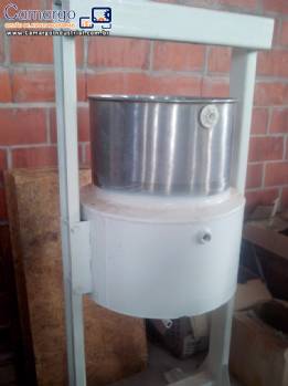 Tacho em a�o inox encamisado