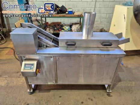 Fritador fritadeira el�trica cont�nuo em inox MCI 4 mil unidades / hora