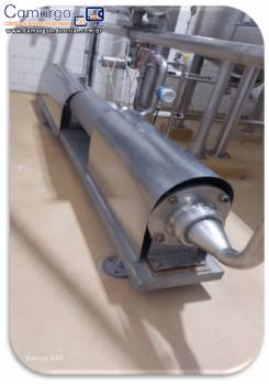 Bomba positiva helicoidal em ao inox 316 Netzsch 9,46 m / h